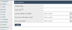 Equity Disclosure screenshot 1