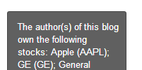 Equity Disclosure screenshot 2