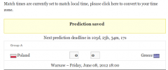 Euro 2012 Predictor screenshot 1