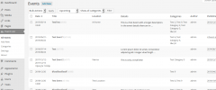Event List screenshot 1