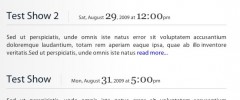 Event Page Plugin screenshot 1
