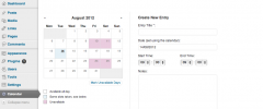 Calendar Widget screenshot 1