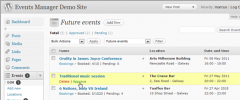 Events Manager screenshot 1