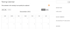 Every Calendar +1 for WordPress screenshot 1