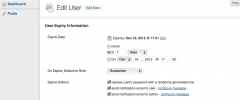 Expire Users screenshot 2