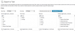 Export to Text screenshot 1