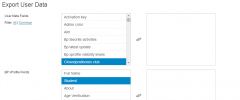 Export User Data screenshot 1