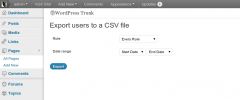 Export Users to CSV screenshot 1