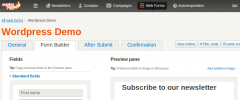 ExpressPigeon Subscription Form screenshot 1