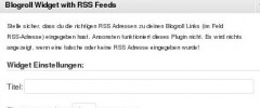 Extended Blogroll screenshot 1