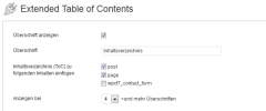 Extended Table of Contents (with nextpage support) screenshot 2
