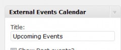 External Events Calendar screenshot 1