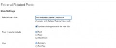 External Related Posts screenshot 1