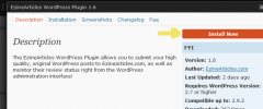 EzineArticles WordPress Plugin screenshot 3