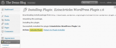 EzineArticles WordPress Plugin screenshot 4