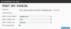 EZWebPlayer WordPress Lite Video Plugin screenshot 1