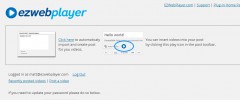 EZWebPlayer.com WordPress Video Plugin screenshot 1