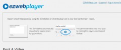 EZWebPlayer.com WordPress Video Plugin screenshot 3
