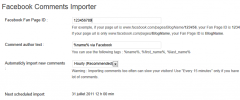 Facebook Comments Importer screenshot 1