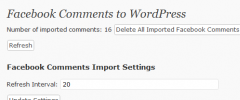 Facebook Comments to WordPress screenshot 2