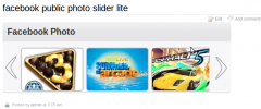 Facbook Public Photo Slider Lite screenshot 1