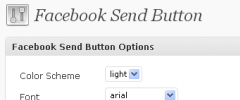 Facebook Send Button for WP screenshot 2