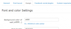Facebook wall and social integration screenshot 3