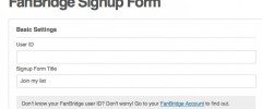FanBridge signup screenshot 1