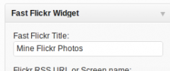 Fast Flickr Widget screenshot 1