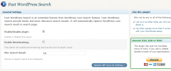 Fast WordPress Search screenshot 1