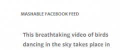 FBF Facebook page Feed Widget screenshot 2
