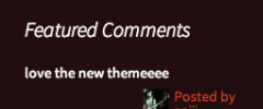 Featured Comment Widget screenshot 6