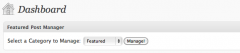 Featured Post Manager screenshot 1