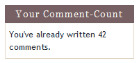 Featuring CountComments screenshot 2