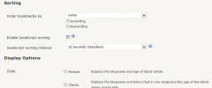 WP Social Blogroll screenshot 3