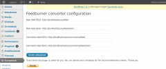 Feedburner Converter screenshot 1