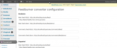 Feedburner Converter screenshot 2