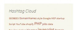 Fetch Tweets - Hashtag Cloud screenshot 1