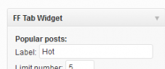 FF Tab Widget screenshot 1