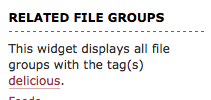 File Groups screenshot 3