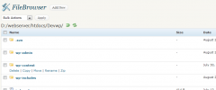 FileBrowser screenshot 1