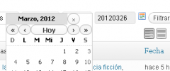Filter Calendar Admin screenshot 1