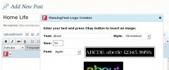 FlamingText wordpress plugin screenshot 1