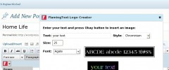 FlamingText wordpress plugin screenshot 4