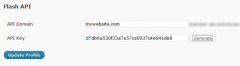 Flash API screenshot 2