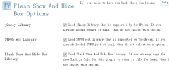 Flash Show And Hide Box screenshot 1