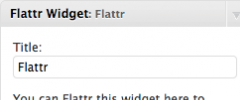 Flattr Widget screenshot 1