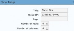 Flickr Flash Badge Widget screenshot 1