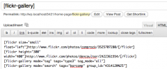 Flickr Shortcode Importer by Aihrus screenshot 3