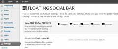 Floating Social Bar screenshot 1